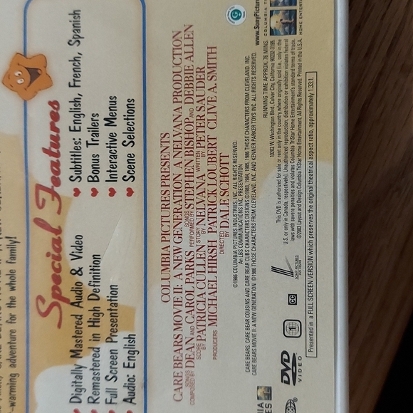 Care Bears Movie II A New Generation DVD - Picture 6 of 7